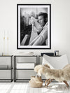 James and Marilyn Mono Poster Framed Art Print | Lifestyle