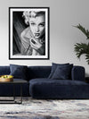 Marilyn Mono Poster Framed Art Print | Lifestyle