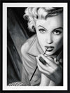 Marilyn Mono Poster Framed Art Print