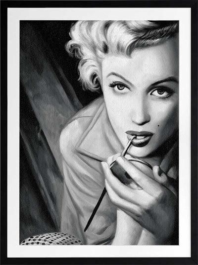 Marilyn Mono Poster Framed Art Print