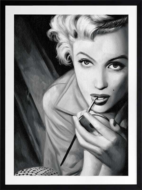 Marilyn Mono Poster Framed Art Print