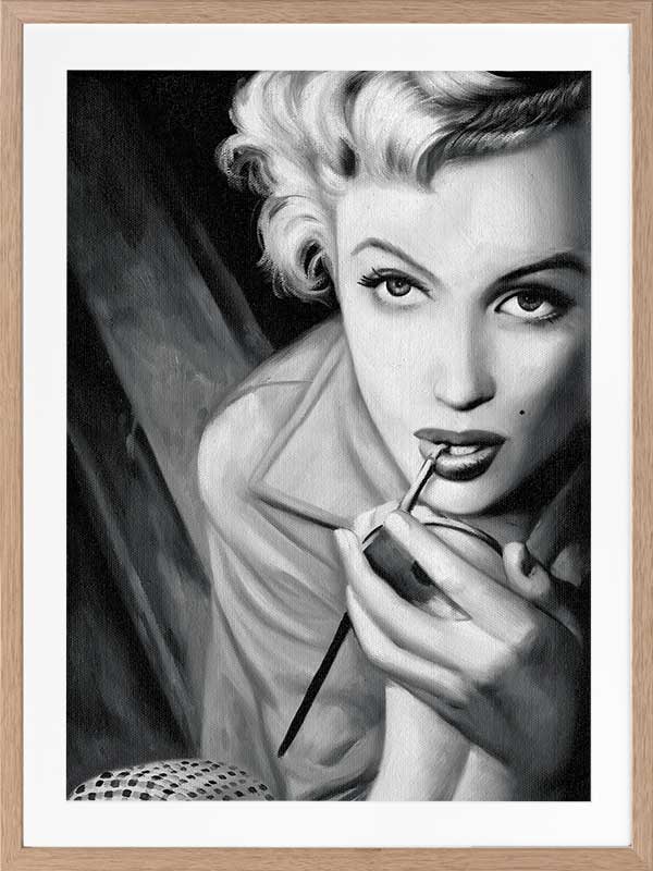 Marilyn Mono Poster Framed Art Print