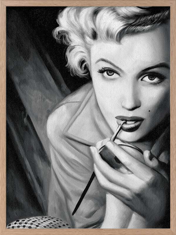 Marilyn Mono Poster Framed Art Print