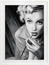 Marilyn Mono Poster Framed Art Print
