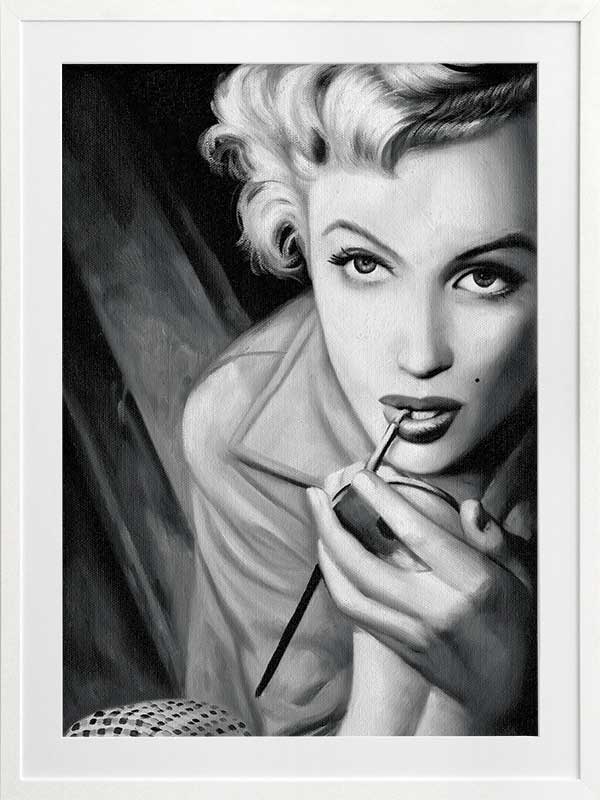 Marilyn Mono Poster Framed Art Print