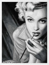 Marilyn Mono Poster Framed Art Print