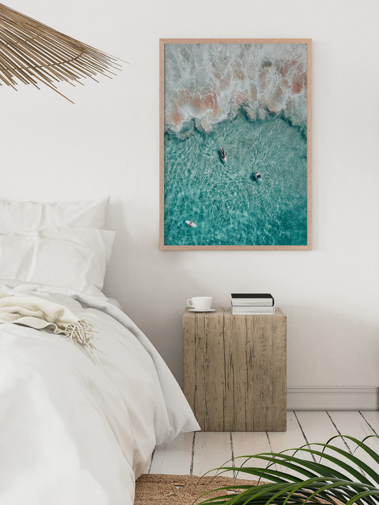 Hang Ten Poster Framed Art Print | Lifestyle