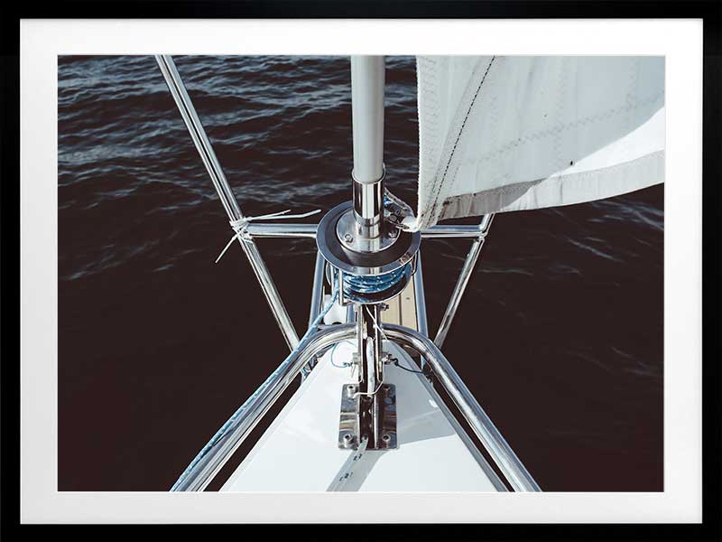 Half Mast Poster Framed Art Print