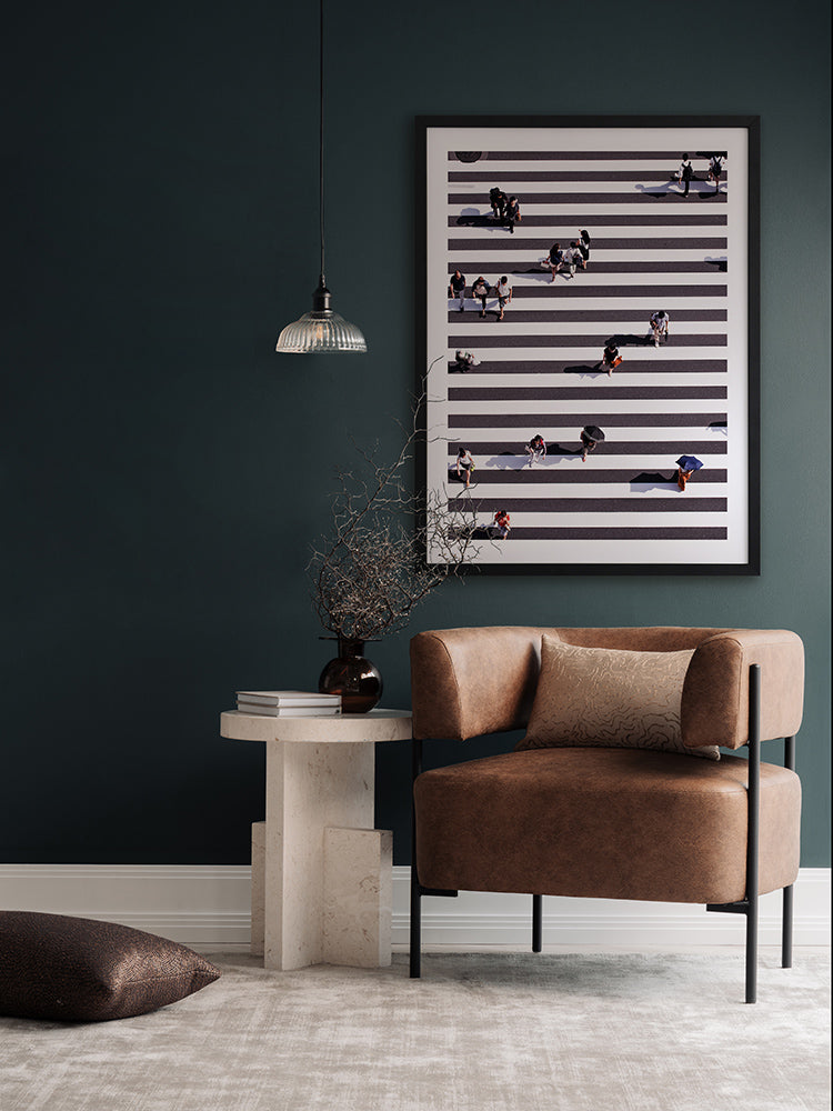 Pedestrian Poster Framed Art Print | Lifestyle