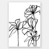 Ink Flowers I Unframed Art Print