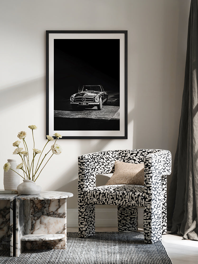 Benz Poster Framed Art Print | Lifestyle
