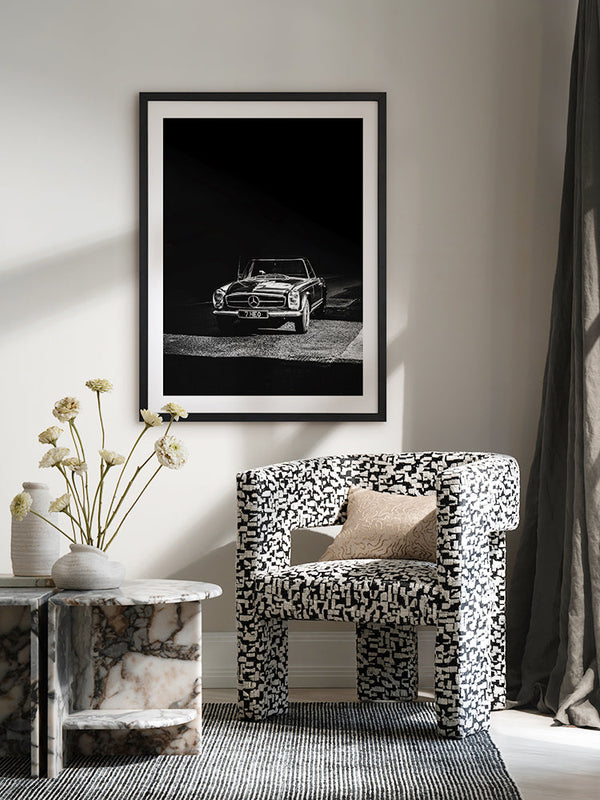 Benz Poster Framed Art Print | Lifestyle
