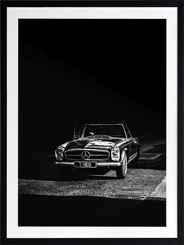 Benz Poster Framed Art Print
