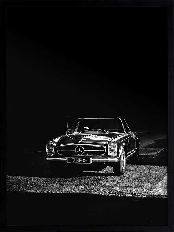 Benz Poster Framed Art Print