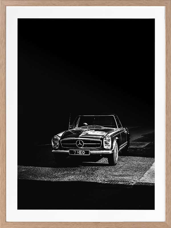 Benz Poster Framed Art Print