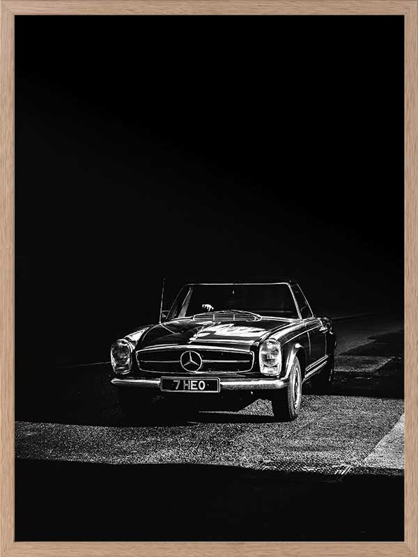 Benz Poster Framed Art Print