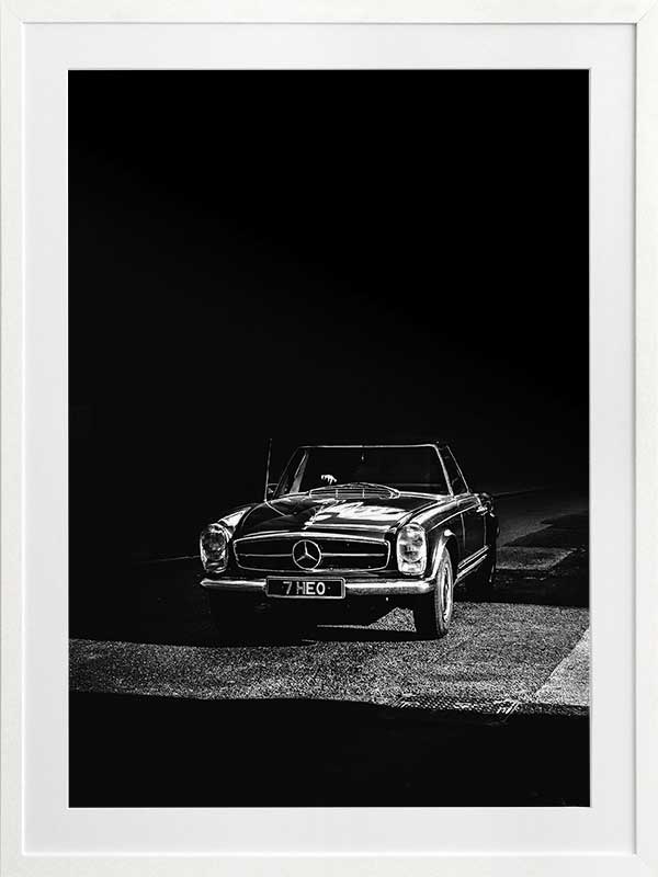 Benz Poster Framed Art Print