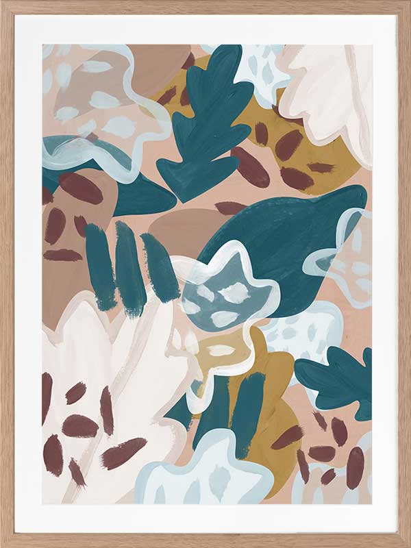 Sarah's Skirt Poster Framed Art Print