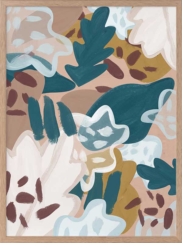 Sarah's Skirt Poster Framed Art Print