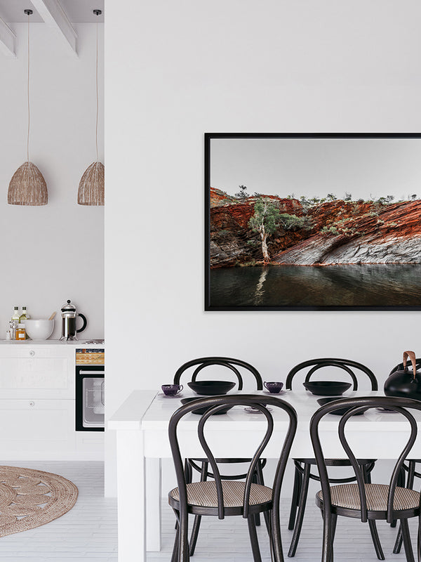 By the Billabong Poster Framed Art Print | Lifestyle