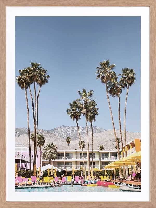 Poolside at the Saguaro Poster