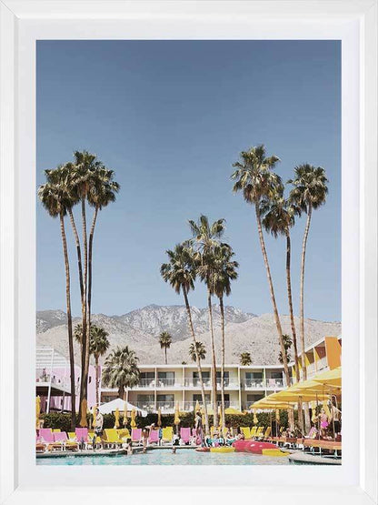 Poolside at the Saguaro Poster