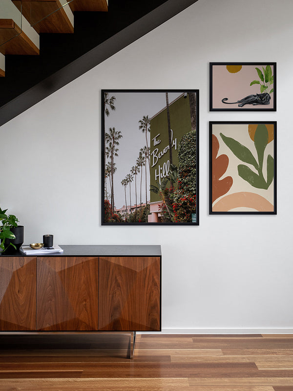 The Beverly Hills Hotel Poster Framed Art Print | Lifestyle