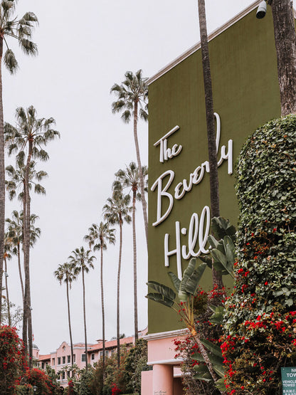 The Beverly Hills Hotel Unframed Art Print