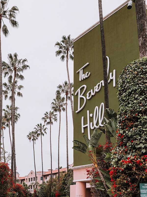 The Beverly Hills Hotel Canvas Art Print