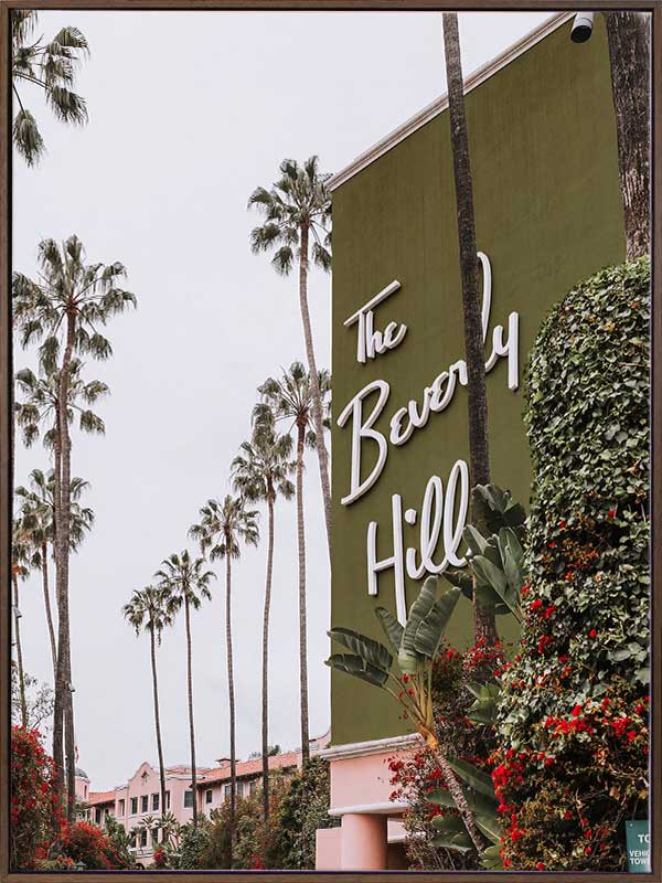 The Beverly Hills Hotel Canvas Art Print