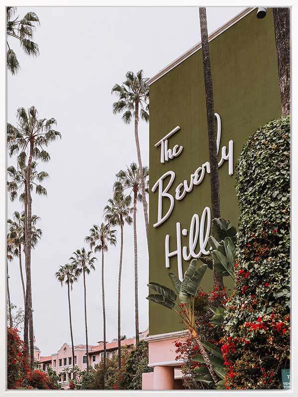 The Beverly Hills Hotel Canvas Art Print