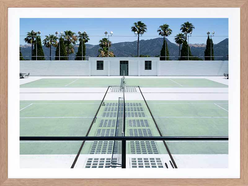 Down to the Tennis Court Poster