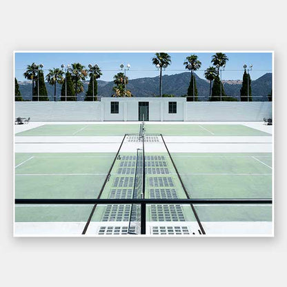 Down to the Tennis Court Unframed Art Print