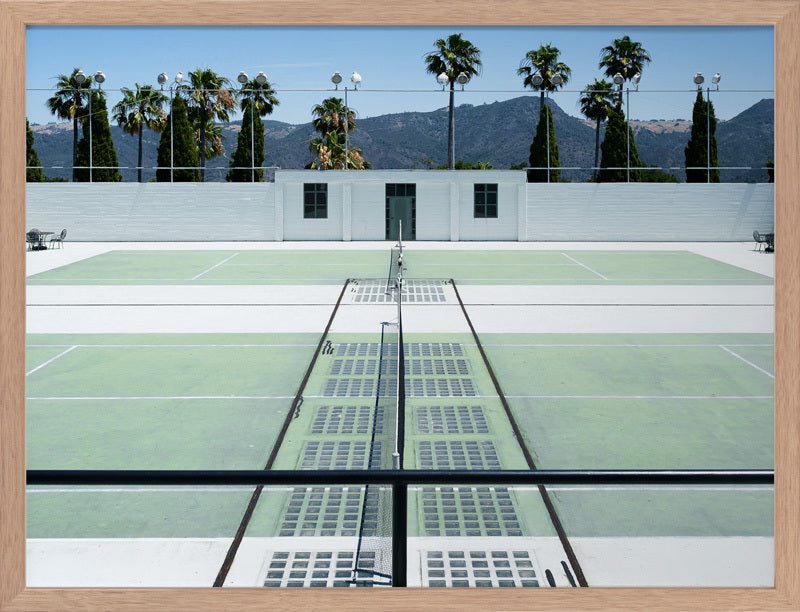 Down to the Tennis Court Poster