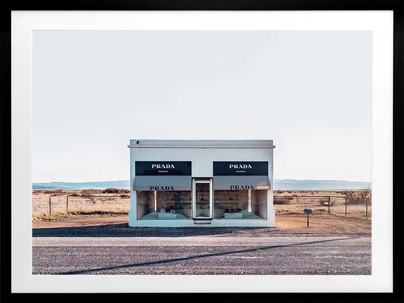 Prada Poster Framed Art Print