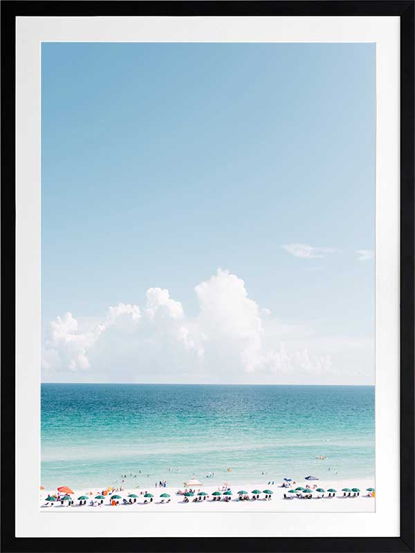 Vitamin Sea Poster Framed Art Print