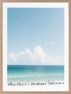 Vitamin Sea Poster Framed Art Print