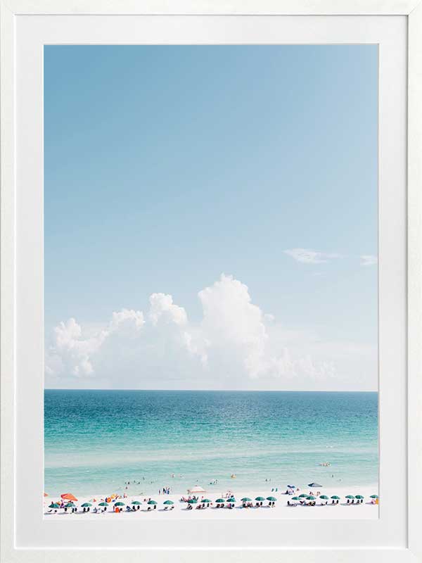 Vitamin Sea Poster Framed Art Print