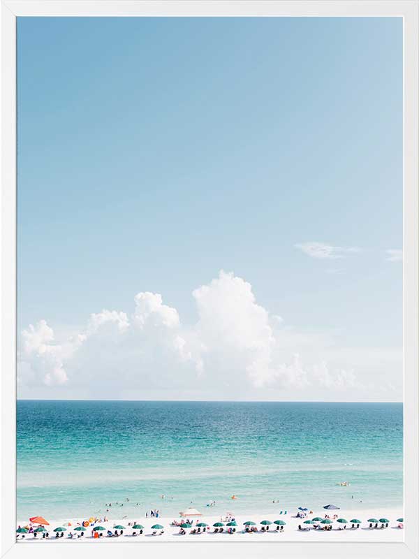 Vitamin Sea Poster Framed Art Print