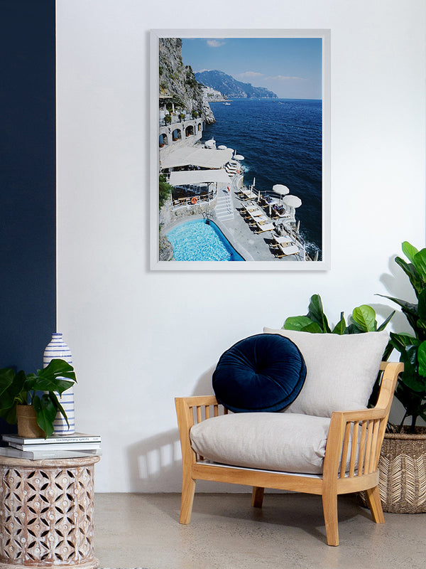 Cliffs of Capri Poster Framed Art Print | Lifestyle