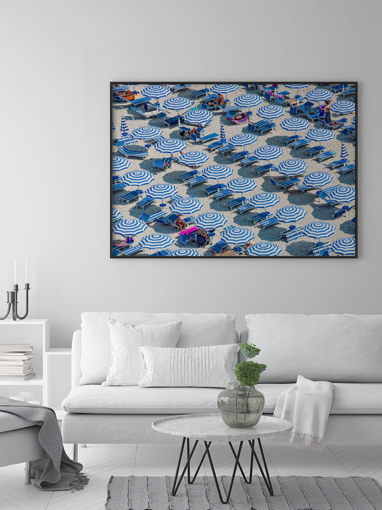 European Summer Poster Framed Art Print | Lifestyle