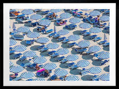 European Summer Poster Framed Art Print