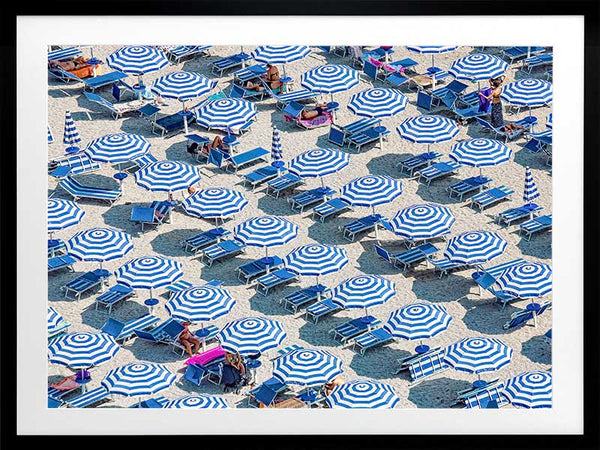 European Summer Poster Framed Art Print