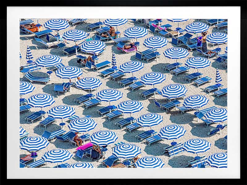 European Summer Poster Framed Art Print