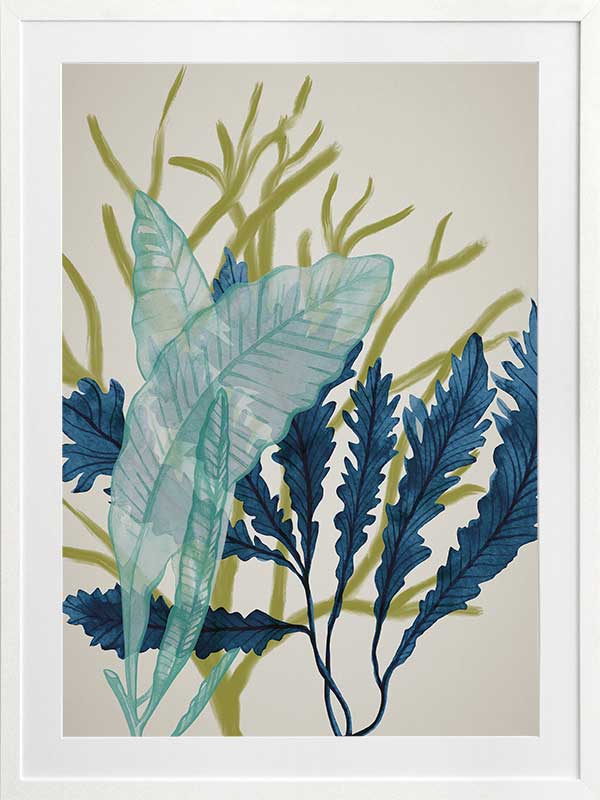 Dart Reef Poster Framed Art Print