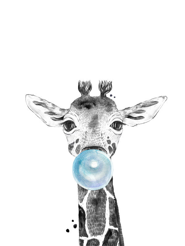 George Giraffe Canvas Art Print