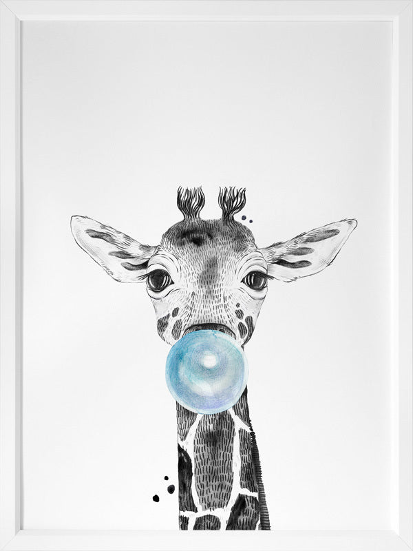 George Giraffe Poster