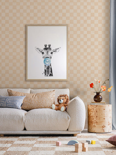 George Giraffe Poster Framed Art Print | Lifestyle