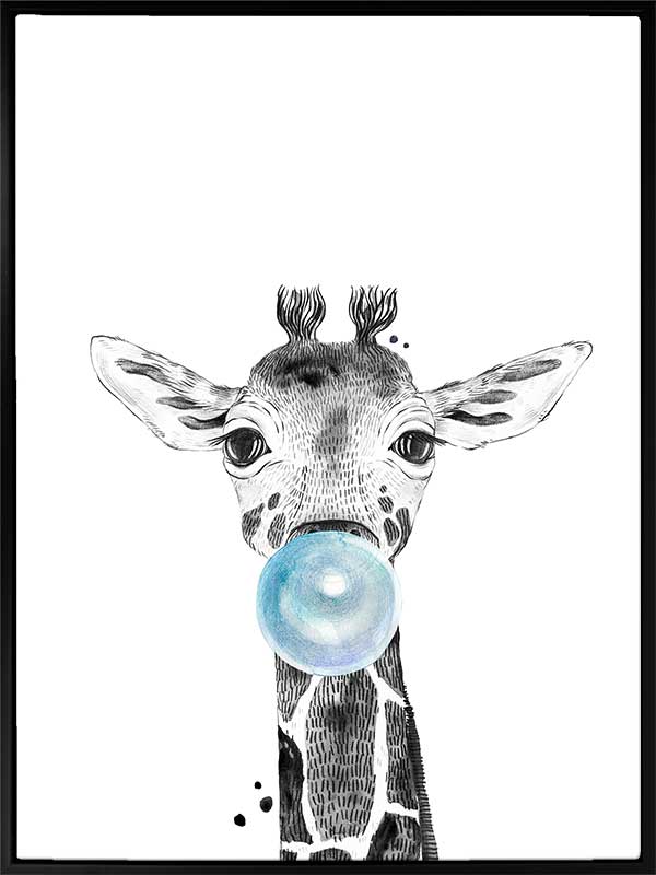 George Giraffe Canvas Art Print