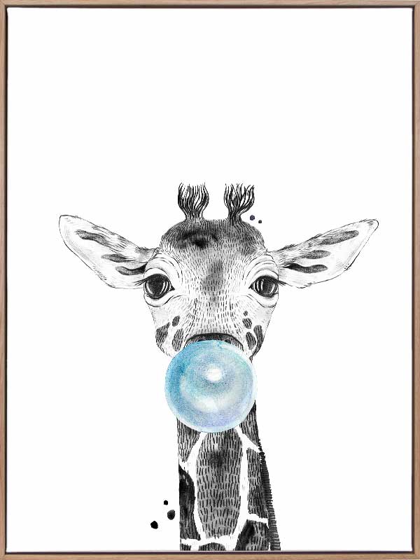 George Giraffe Canvas Art Print